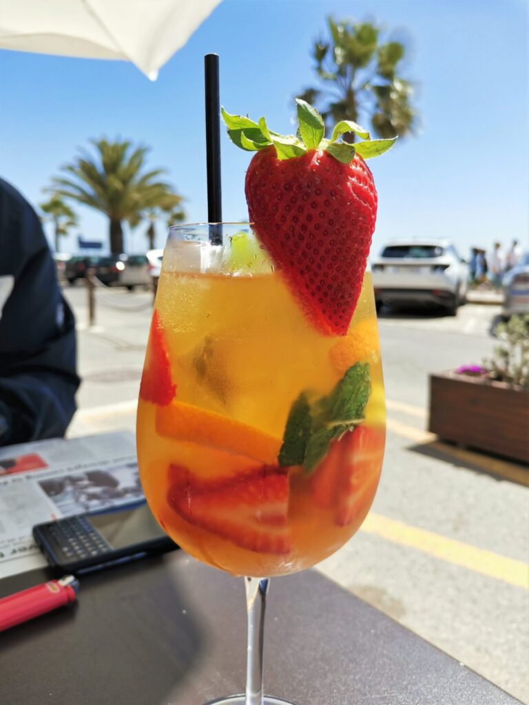 sangria in quarteira hamburgueria da baixa